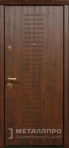 Фото внешней стороны двери «МеталлПро МДФ №43» с отделкой МДФ ПВХ