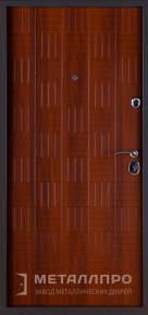 Фото внутренней стороны двери «МеталлПро МДФ №56» с отделкой МДФ ПВХ