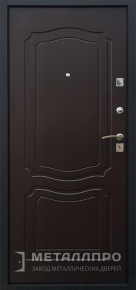 Фото внутренней стороны двери «МеталлПро МДФ №310» с отделкой МДФ ПВХ