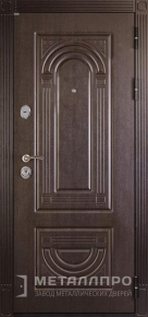Фото внешней стороны двери «МеталлПро МДФ №314» с отделкой МДФ ПВХ