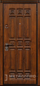 Дверь металлическая «Массив дуба №7» с внешней стороны Массив дуба