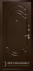Фото внутренней стороны двери «МеталлПро МДФ №17» с отделкой МДФ ПВХ