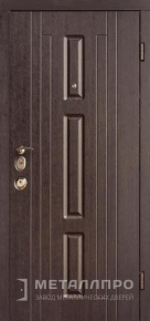 Фото внешней стороны двери «МеталлПро МДФ №169» с отделкой МДФ ПВХ