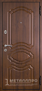 Дверь металлическая «Стальная дверь с МДФ и шумоизоляцией» с внешней стороны МДФ ПВХ