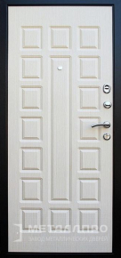 Фото внутренней стороны двери «МеталлПро МДФ №312» с отделкой МДФ ПВХ