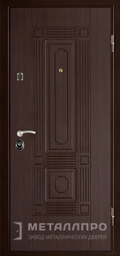 Фото внешней стороны двери «МеталлПро МДФ №53» с отделкой МДФ ПВХ