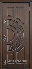 Дверь металлическая «Массив дуба №9» с внешней стороны Массив дуба