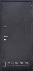 Фото №1 «Металлическая дверь с порошковым напылением и МДФ с зеркалом №75»