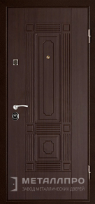 Фото внешней стороны двери «МеталлПро МДФ №27» с отделкой МДФ ПВХ