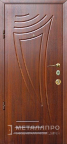 Фото внутренней стороны двери «МеталлПро МДФ №193» с отделкой МДФ ПВХ