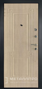 Фото внутренней стороны двери «МеталлПро Порошок №20» с отделкой МДФ ПВХ
