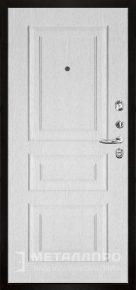 Фото внутренней стороны двери «МеталлПро Порошок №17» с отделкой МДФ ПВХ