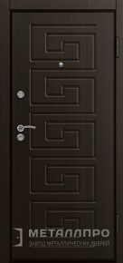 Дверь металлическая «МДФ №15» с внешней стороны МДФ ПВХ