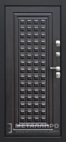Дверь металлическая «Серая входная дверь с МДФ панелями в дом» с внутренней стороны МДФ ПВХ