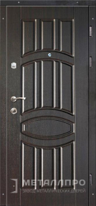 Фото внешней стороны двери «МеталлПро МДФ №164» с отделкой МДФ ПВХ