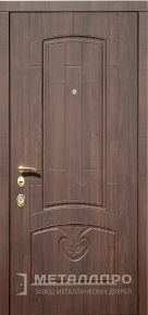 Фото внешней стороны двери «МеталлПро МДФ №307» с отделкой МДФ ПВХ