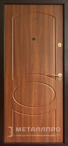 Фото внутренней стороны двери «МеталлПро МДФ №309» с отделкой МДФ ПВХ