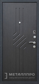 Фото внутренней стороны двери «МеталлПро МДФ №80» с отделкой МДФ ПВХ