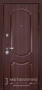 Фото внешней стороны двери «МеталлПро МДФ №92» с отделкой МДФ ПВХ
