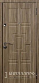 Дверь металлическая «МДФ №331» с внешней стороны МДФ ПВХ