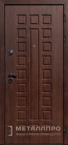 Дверь металлическая «Двухконтурная железная дверь с МДФ и зеркалом (светлая сторона)» с внешней стороны МДФ ПВХ