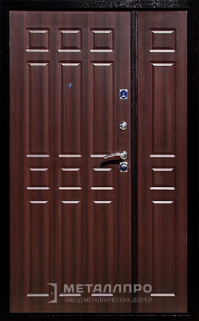 Фото внутренней стороны двери «Тамбурная дверь №2» c отделкой МДФ ПВХ