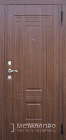 Фото внешней стороны двери «С терморазрывом №34» c отделкой МДФ ПВХ