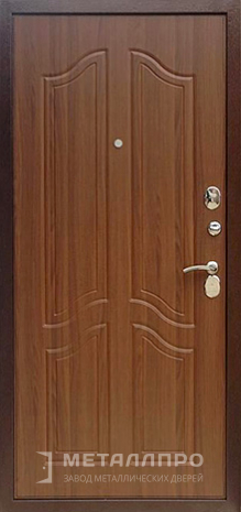 Фото внутренней стороны двери «С терморазрывом №7» c отделкой МДФ ПВХ