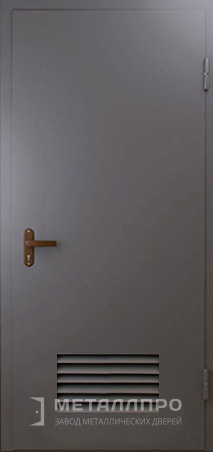 Фото внешней стороны двери «Техническая дверь №3» c отделкой Нитроэмаль