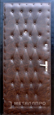 Фото внутренней стороны двери «МДФ №1» c отделкой Винилискожа