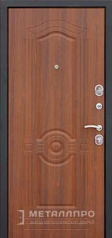Фото внутренней стороны двери «МДФ №19» c отделкой МДФ ПВХ