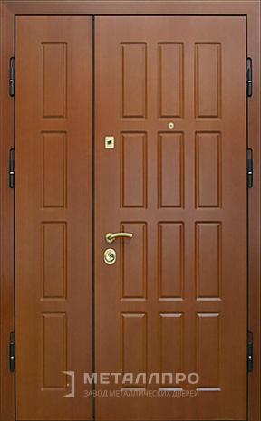 Фото внешней стороны двери «Тамбурная дверь №5» c отделкой МДФ ПВХ