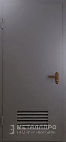 Фото внутренней стороны двери «Техническая дверь №3» c отделкой Нитроэмаль